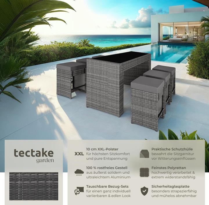 Produktbild tectake Rattan Sitzgruppe