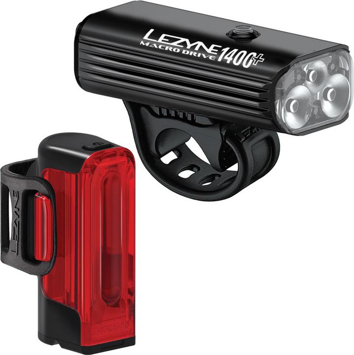 Immagine prodotto Lezyne Macro Drive 1400+ / Strip Drive Pro 400+ Coppia (1400 lm, 400 lm)