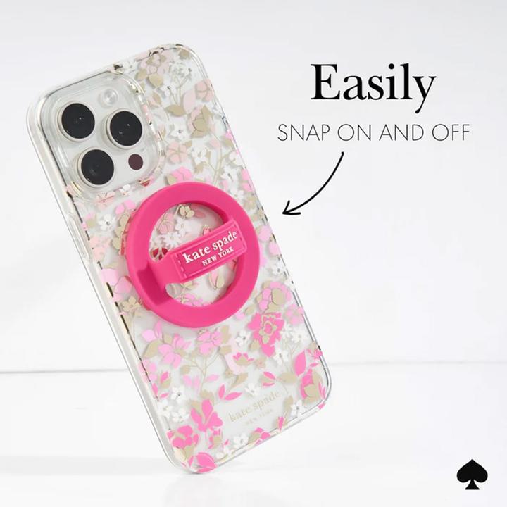 Produktbild Kate Spade Magnetischer Schlaufengriff – MagSafe Fingergriff (Pom Pom Pink)