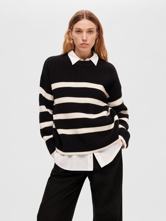Actual product image Selected Femme Striped knit jumper (XL)