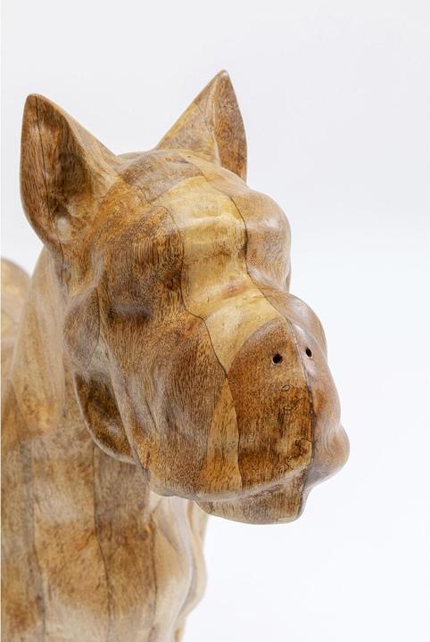 Actual product image Kare Design Deko Figur Bulldog Wood 70x78cm