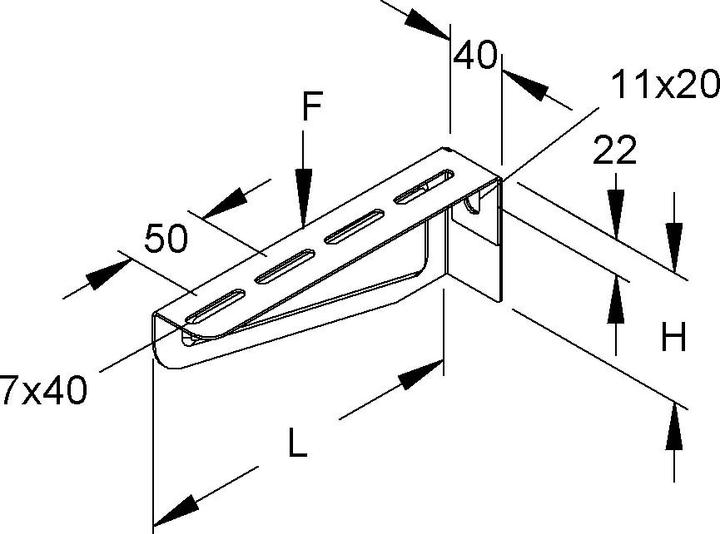 Actual product image Niedax KTAM 300 F