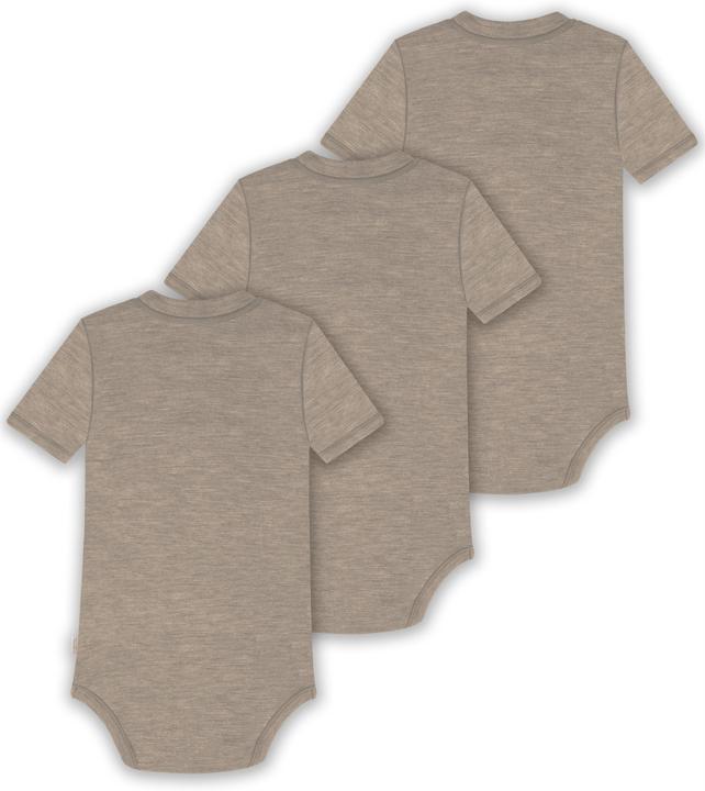 Actual product image Normani Set of 3 baby merino short-sleeved body "Tihoi" - 9315 (68)