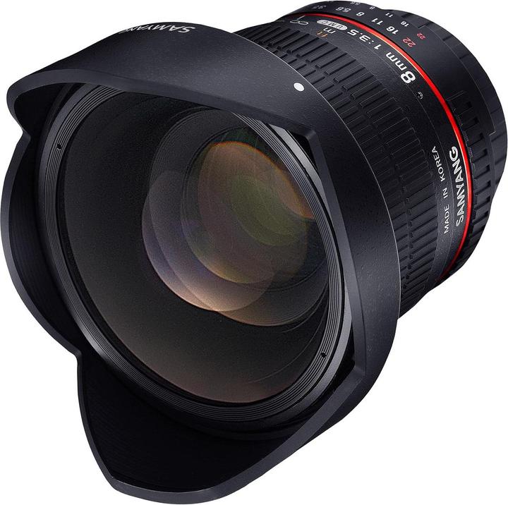 Produktbild Samyang 8mm f/3.5 Asph IF MC Fisheye CSII DH - Nikon F (Nikon F, APS-C / DX)
