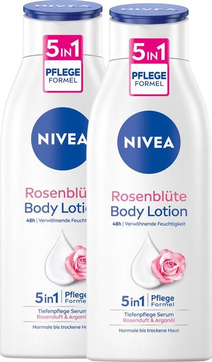NIVEA Body Lotion Rosenblüte DUO