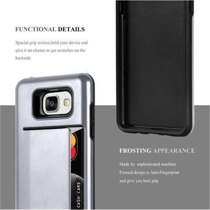Produktbild Cadorabo Hybrid Schutzschild Hülle mit Kartenfach (Samsung Galaxy A5 (2016))
