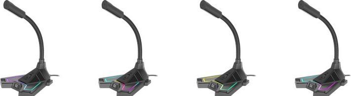 Actual product image Defender FORTE GMC 300 STREAMING Microphone with 3 5 mm jack