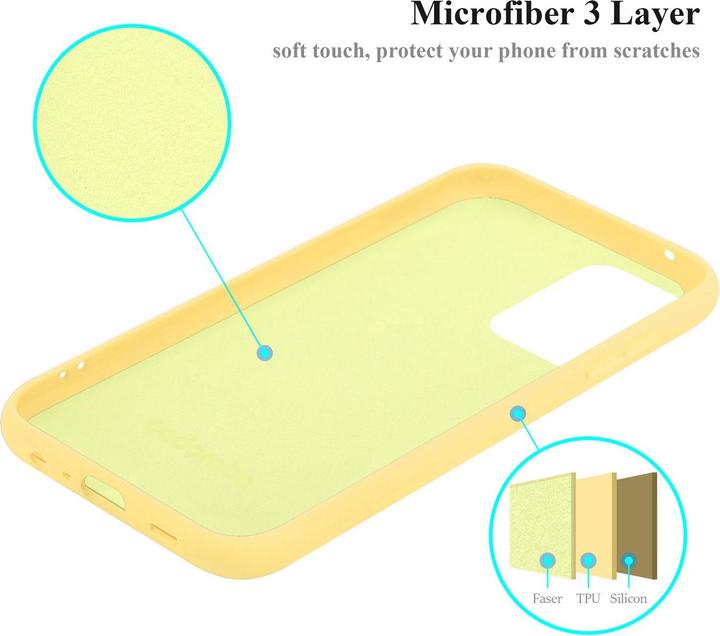Actual product image Cadorabo TPU Liquid Silicone Case Cover (Samsung Galaxy A52)