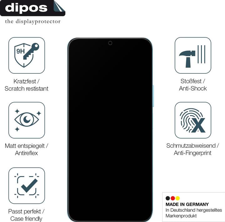 Produktbild Dipos Anti-Shock Displayschutz Matt 9H (1 Stück, Honor 5X)