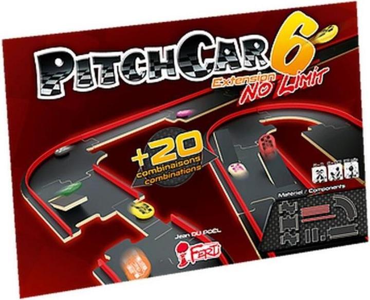 Productafbeelding FG007 - PitchCar Erw. 6: No Limit - bordspel, voor 2-8 spelers, vanaf 6 jaar. (Duits)