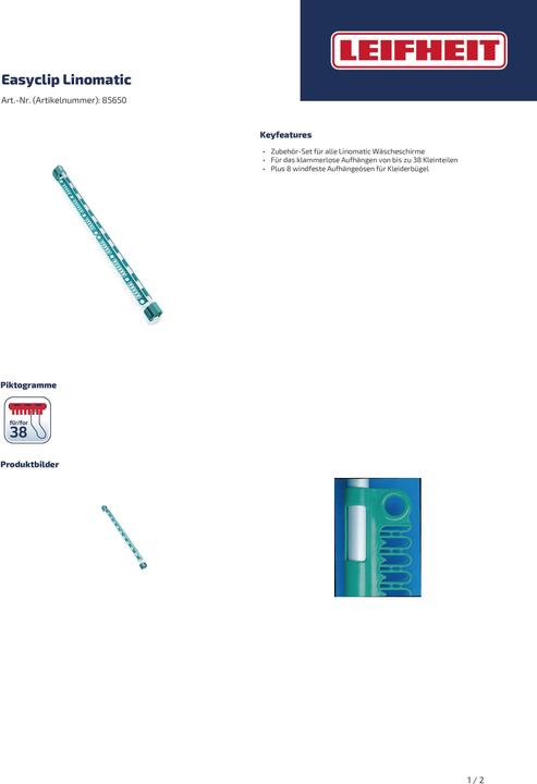 Produktbild Leifheit Linomatic Easy Clip