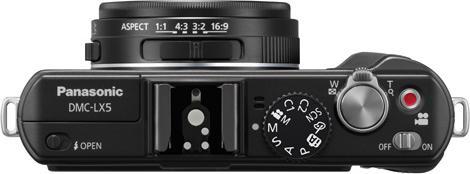 Productafbeelding Panasonic Lumix LX5, 10MP, 3,8x zoom, HD-films, zwart