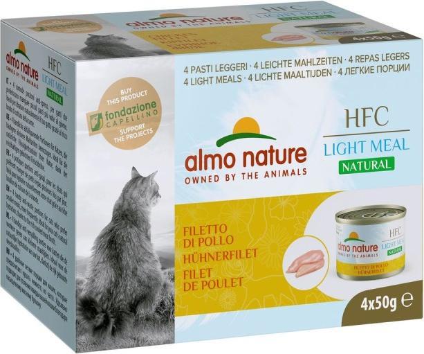 Immagine prodotto Almo Nature HFC Light Meal Natural, cibo umido con pollo per gatti (4x50g) (Adulto, 4 pz., 200 g)