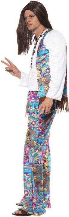 Produktbild Smiffys Flower Power Hippie Männer Kostüm (M)
