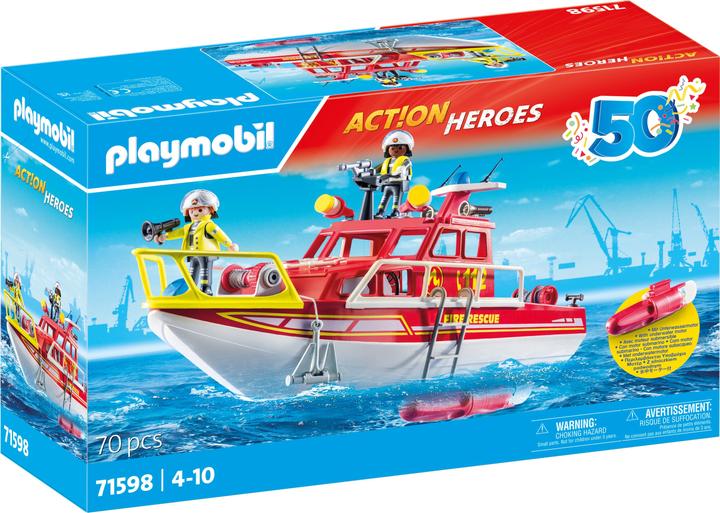 Playmobil Bateau-pompe (71598, Playmobil City Action)