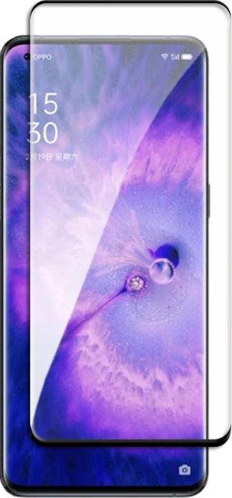 Produktbild Screenguard Oppo Find X5 Full Screen Panzerglas Schutzfolie 2.5D 9H (1 Stück, Oppo Find X5)