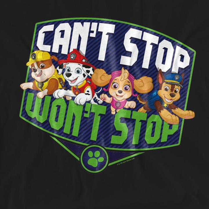 Image du produit Paw Patrol - T-shirt CAN'T STOP WON'T STOP - Adulte (XXL)