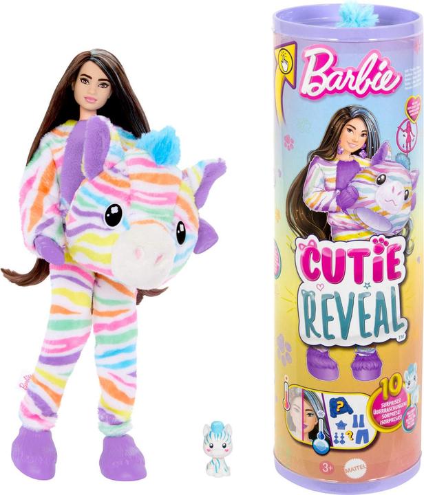Produktbild Barbie Cutie Reveal Color Dream Series - Zebra