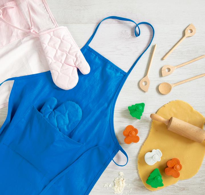 Actual product image Städter Tablier et gant pour enfant - Bleu (2pcs)