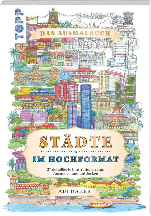 Immagine prodotto Città in formato verticale - il libro da colorare