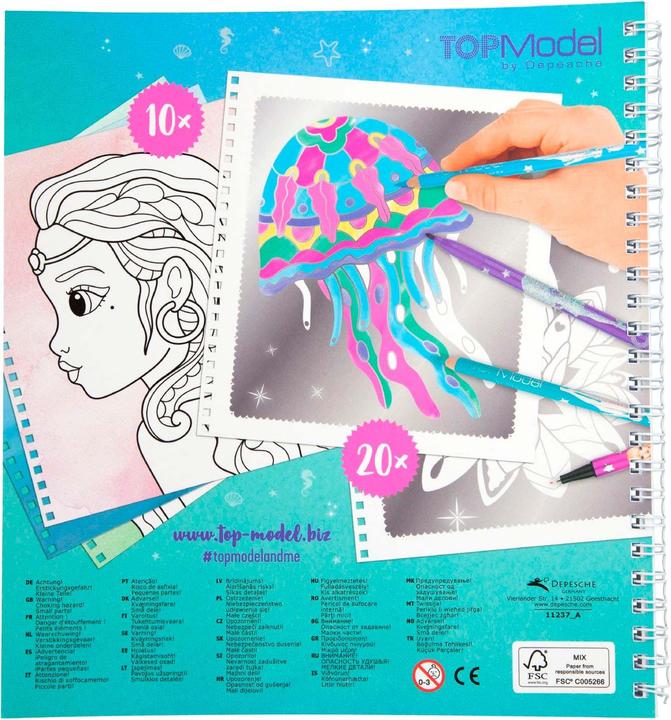 Produktbild Depesche Fantasy Model Silver Art kleurboek