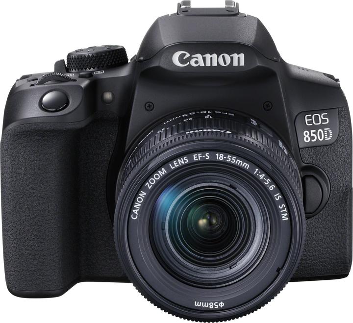 Canon EOS 850D + EF-S 18-55mm f (18 - 55 mm, 24.20 Mpx, APS-C / DX)