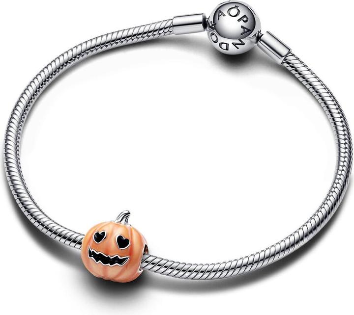 Immagine prodotto Pandora Ciondolo a forma di zucca spettrale fosforescente (Argento 925, Smalto)