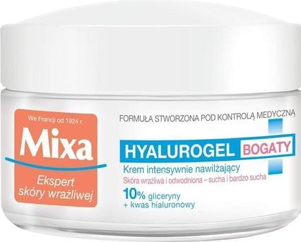 Actual product image Mixa Hyalurogel Sensitive Skin Expert Intensive Moisturizing Cream 50ml (50 ml, Day cream, Face gel)