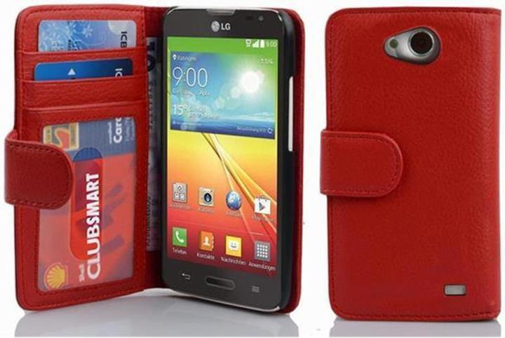 Produktbild Cadorabo Book mit 3 Kartenfächer Cover (LG L70)