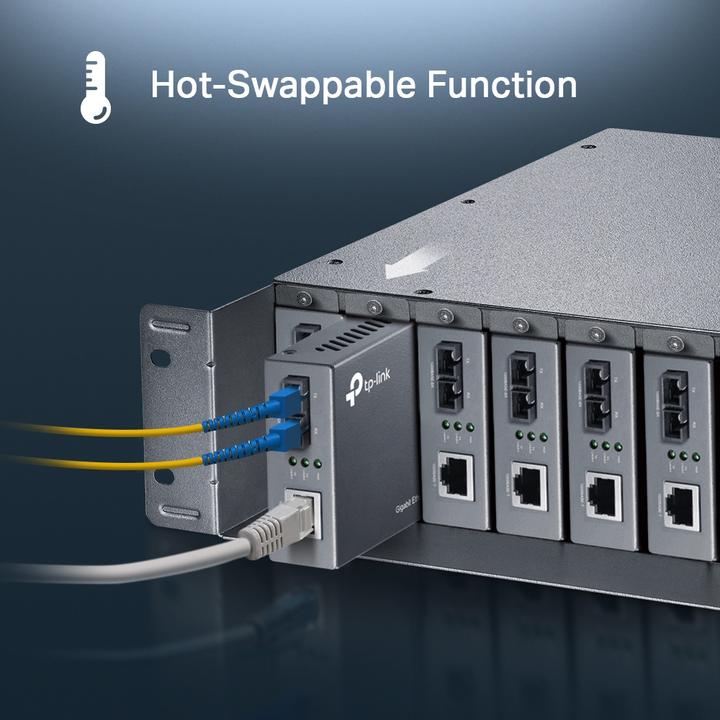 Actual product image TP-Link TL-MC1400: Media Converter Chassis