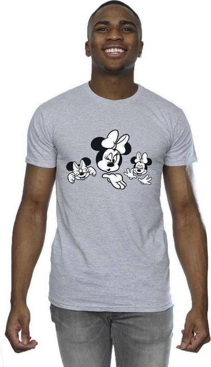 Immagine prodotto Disney Minnie Mouse Three Faces Maglietta Uomo (L)