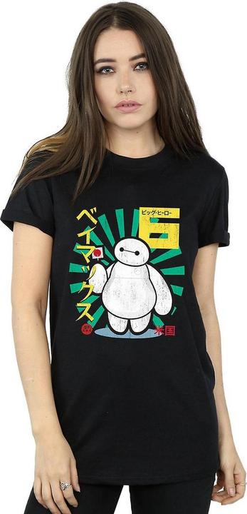 Image du produit Universal Textiles Femme/Les femmes Baymax Lollipop Cotton Boyfriend T-Shirt (XL)