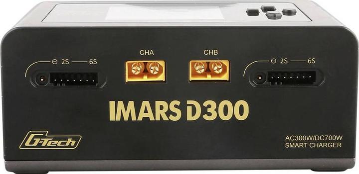 Productafbeelding Gens Ace IMARS D300 G-Tech Kanaal AC/DC 300W/700W RC Batterijlader-EU Zwart