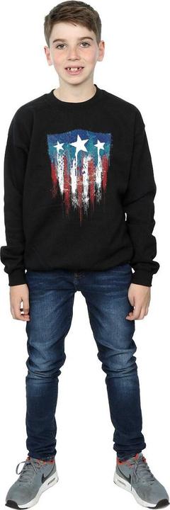 Immagine prodotto Captain America Flag Shield Felpa Ragazzi (116)
