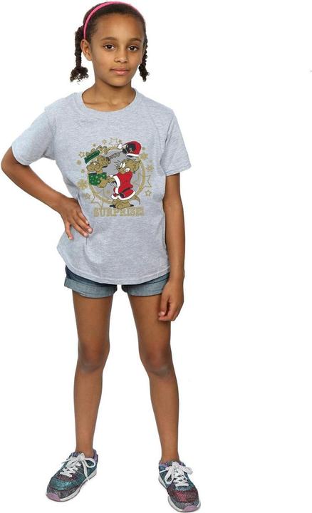 Immagine prodotto Tom & Jerry Christmas Surprise Maglietta Ragazze (140, 146)