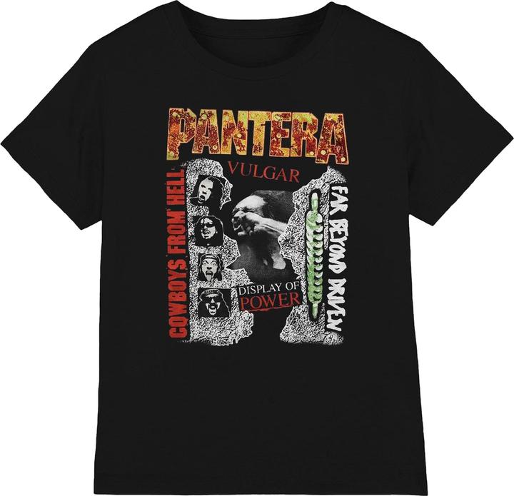 Actual product image Pantera Womens/Ladies 3 Albums Cotton T-Shirt (L)