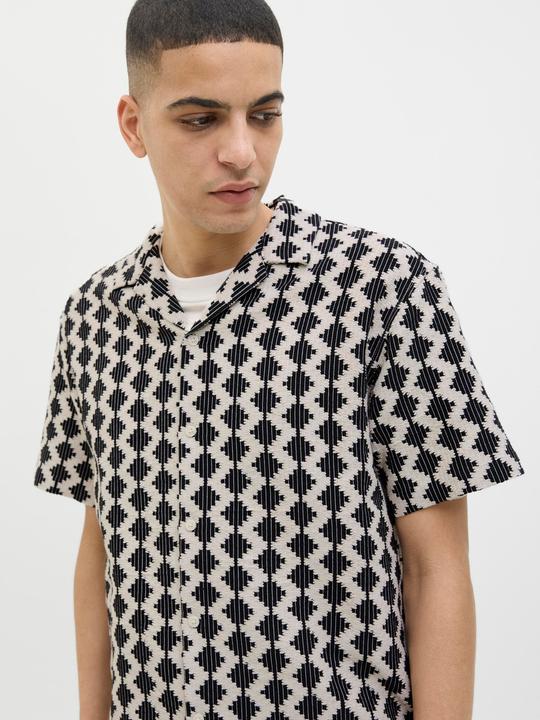 Produktbild Jack & Jones Jorsummer Luke Texture Resort Shirt Ss (XXL)