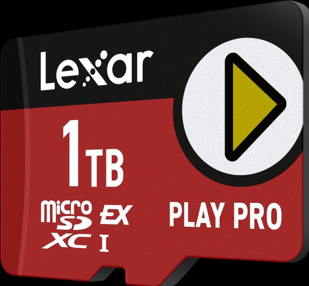 Productafbeelding Lexar microSD Express 7.1 PLAY Pro 1TB up to R900/W600MB/s Write (104MB/s with UHS-I) (1000 GB, U3, UHS-I)