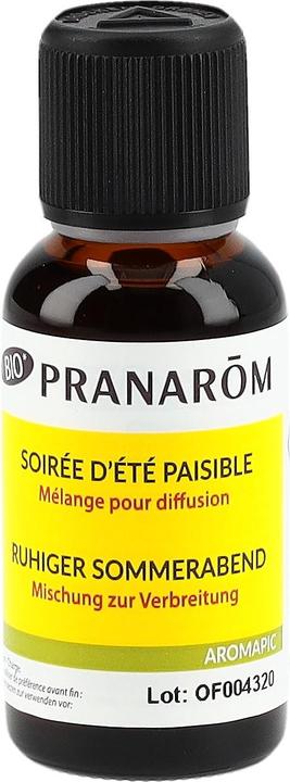 Actual product image Pranarom AROMAPIC - Duftöl-Mischung "Friedlicher Sommerabend" Bio (Body milk, 30 ml)