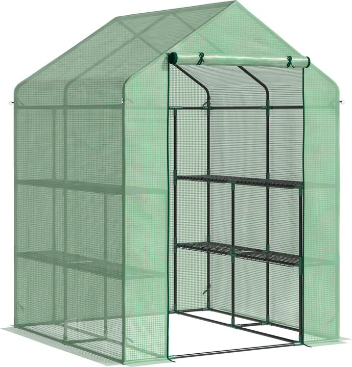 Outsunny Greenhouse with multi-level shelf