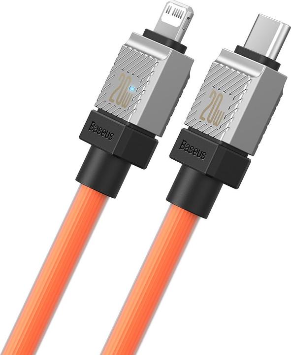 Actual product image Baseus Fast Charging cable USB-C to Coolplay Series 1m, 20W (orange) (1 m, USB 3.2 Gen 1)