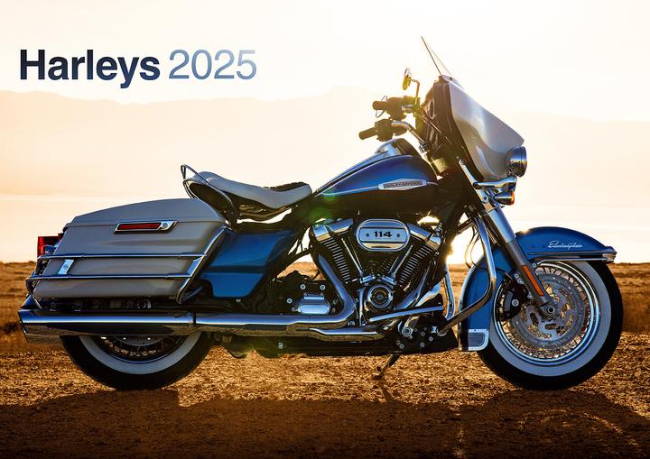Produktbild Harleys 2025 - Der Harley Davidson Kalender (42 x 30 cm, Harter Einband, Deutsch)