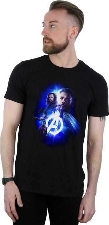 Actual product image Mens Avengers Infinity War Cap Bucky Team Up T-Shirt (XL)