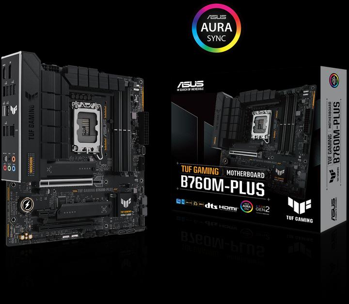 Produktbild ASUS TUF GAMING B760M-PLUS (LGA 1700, Intel B760, mATX)