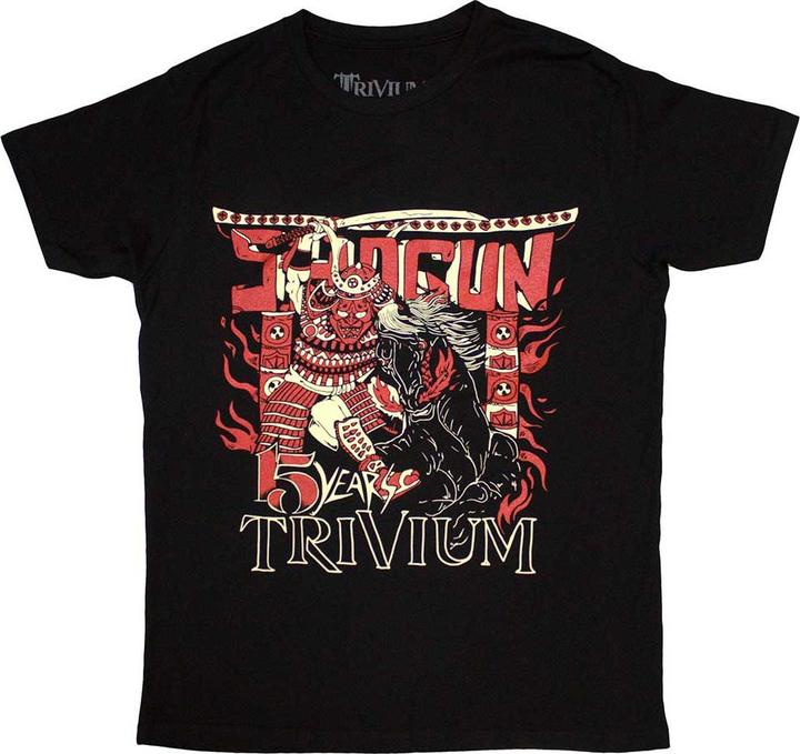 Actual product image Trivium Unisex Adult Shogun Back Print T-Shirt (L)