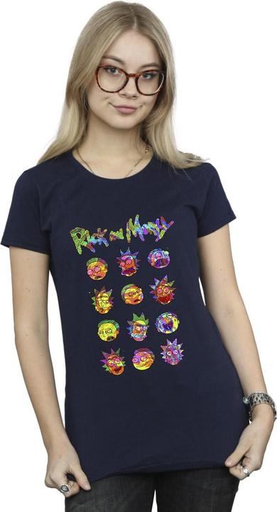 Image du produit Rick And Morty - T-shirt TIE DYE FACES - Femme (XL)