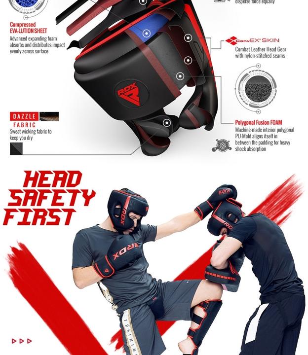 Produktbild Rdx F6 KARA Kopfschutz (L)