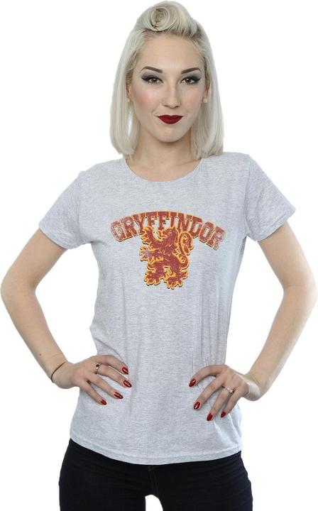 Actual product image Womens/Ladies Gryffindor Sport Emblem Cotton T-Shirt (XXL)
