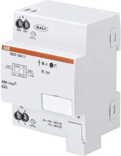 Immagine prodotto ABB DG/S1.64.1.1 Gateway DALI, base, 1-gang, REG