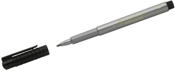 Actual product image Faber-Castell Pitt Artist Pen Metallic (Silver, 1 x)